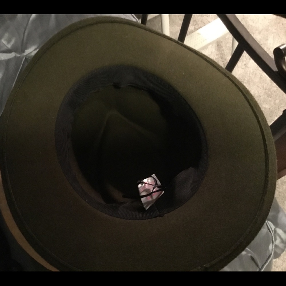 No Boundaries Fedora Green Adjustable Hat - Picture 7 of 15